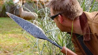 Forging a Hunting Spear Throwing Spear [upl. by Mallorie815]