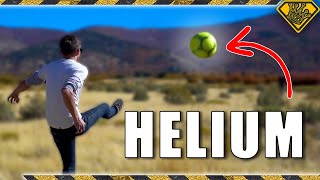 What Happens When A Ball Is Filled With Helium [upl. by Attegroeg]