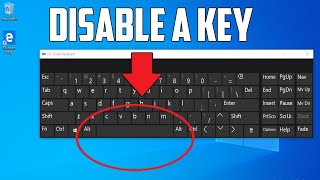 How to DisableBlock a Key in Your Windows 10 Keyboard [upl. by Tiduj]