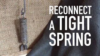 How to Stretch a Tight Spring tension spring [upl. by Anaej]