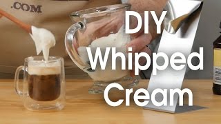 DIY whipped cream in 60 seconds [upl. by Deevan46]