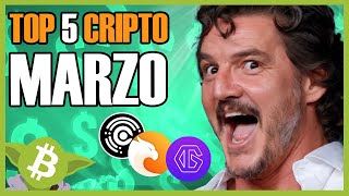 Mejores 5 Criptomonedas para invertir en MARZO – CryptoYoda [upl. by Calandria]