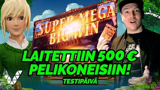 Laitettiin 500 € pelikoneisiin ei clickbait  TESTIPÄIVÄ 4 [upl. by Devi]