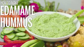 How To Make Edamame Hummus  Health [upl. by Kali]