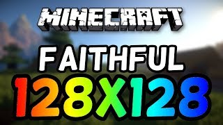 How To Install Faithful 128x128 Minecraft Texture Pack ANY VERSION 2019 [upl. by Grace]