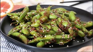 Spicy Garlic Edamame Garlic [upl. by Ecirtac]