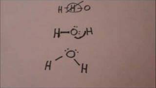 Lewis Structures 2 Water and Ammonia [upl. by Iadahs]