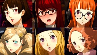 Persona 5 Royal  All Female Love Confessions [upl. by Woolley225]