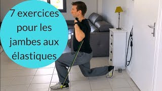 7 exercices pour les JAMBES avec élastiques  🏋 [upl. by Jan]