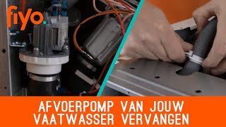 Afvoerpomp van jouw vaatwasser vervangen [upl. by Odranreb714]