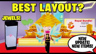 Best Layout New Celebrity Gives OP Boost  My Restaurant Roblox [upl. by Mari]