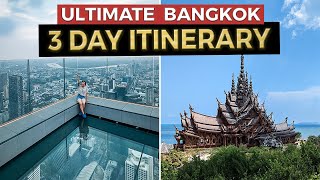 The Ultimate 3 Day BANGKOK Itinerary  Thailand Travel Guide 2024 [upl. by Inessa]