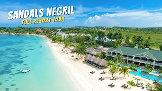 Sandals Negril Jamaica  Full Resort Walkthrough Tour amp Review 4K  All Public Spaces  2021 [upl. by Utas335]