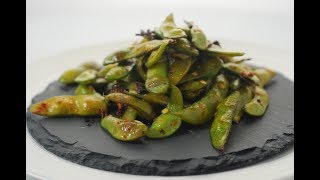 Chilli Garlic Edamame  Cooksmart  Sanjeev Kapoor Khazana [upl. by Bound]