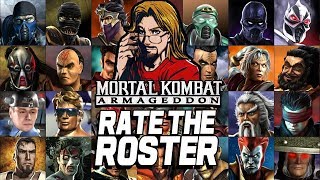 EVERYONE IS HERE  Rate The Roster Mortal Kombat Armageddon [upl. by Ynahpets]