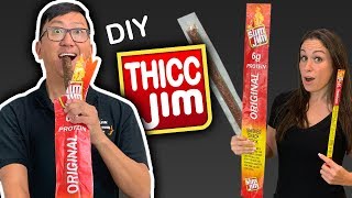 DIY Giant SLIM JIM 😮  30 Day Dry Aged [upl. by Idnac516]