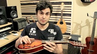 Mandolin Tuning  How to setup the bridge amp intonation [upl. by Hanan921]