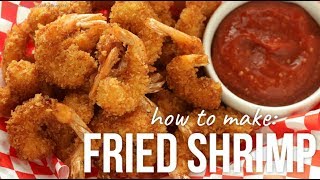 How to Make Panko Fried Shrimp  Crispy Breaded Shrimps Recipe [upl. by Bevash]