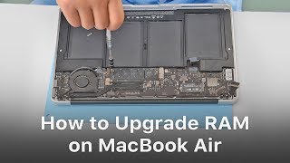 How To Upgrade RAM On MacBook Air [upl. by Berns]