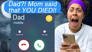 Texting My DEAD Dad HE CALLED ME Facetime Scary Text Message Story [upl. by Nork812]