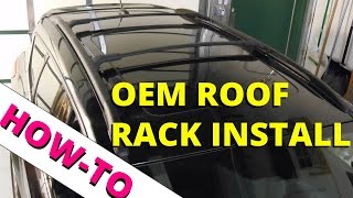 How To Install OEM Ford Escape Roof Rack HOW TO ESCAPE [upl. by Lerim]