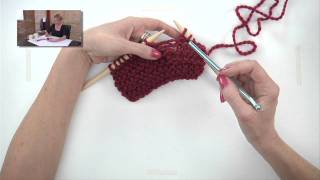 Knitting Help  Fixing a Dropped Garter Stitch [upl. by Neda]