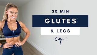 30 Min GLUTES amp LEG WORKOUT at Home  Ankle Weights Optional [upl. by Yvi]