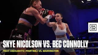 FIGHT HIGHLIGHTS  Skye Nicolson vs Bec Connolly [upl. by Koss709]