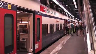 How to get to town from Zurich Airport by train [upl. by Karil]