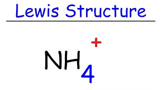 NH4 Lewis Structure  Ammonium Ion [upl. by Ateekram]