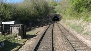 Basingstoke to Salisbury cab video no audio  HDL Green Dragon railtour  18 April 2015 [upl. by Cassandre]