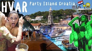 HVAR CROATIA NIGHTLIFE 🇭🇷 Bar Hop Tour Carpe Diem Beach Club [upl. by Odranoel]