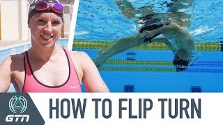 How To Flip Turn  Freestyle Swimming Tips For Beginners [upl. by Godfrey151]