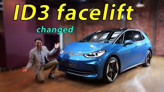 2023 VW ID3 facelift  is it becoming a Golf alike EV [upl. by Giguere231]