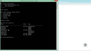 Oracle  SQL  Creating Sequences [upl. by Haldeman598]