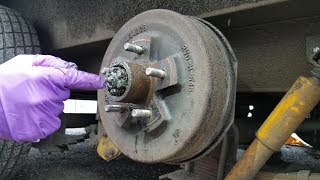 How To Replace RV Trailer Brakes Hubs Rotors amp Repack Bearing Grease [upl. by Korwin861]