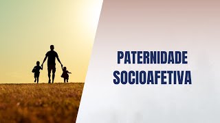 Paternidade socioafetiva [upl. by Champaigne126]