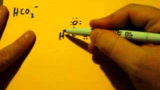 Lewis Dot Structure of HCO2 Formate Ion [upl. by Callery]