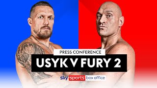 USYK VS FURY 2  Live Press Conference [upl. by Acitel652]