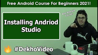 Installing Android Studio amp Setup  Android Tutorials in Hindi 1 [upl. by Essam173]