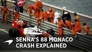 Ayrton Sennas 1988 Monaco GP Crash Conspiracies [upl. by Eamaj]