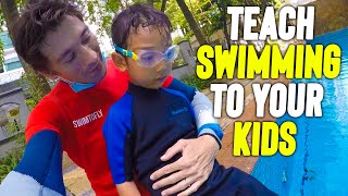 How to teach Kids to BREATHE amp LEARN SWIMMING [upl. by Thalia]