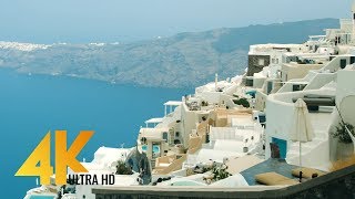 4K Santorini Greece  Around the World  Urban Life Documentary Film [upl. by Zacharias]