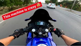 YAMAHA R15 V4 First Ride Impression  Riding 155cc Rocket [upl. by Rehpinnej]