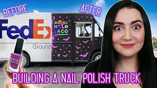 We Built A Custom Nail Polish Truck [upl. by Armilda]