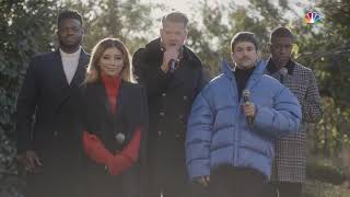 Pentatonix sings US National Anthem at Lake Tahoe [upl. by Aiker499]