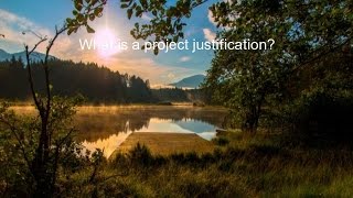 What is a project justification [upl. by Ebeohp205]