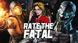 RATE THE FINISHERS Mortal Kombat X [upl. by Yhtomit]