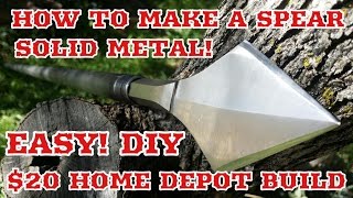 How To Make A Spear  Spear Making Tutorial [upl. by Ready587]