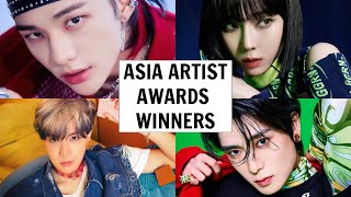 ASIA ARTIST AWARDS 2021 WINNERS [upl. by Lanni]